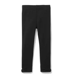 Janie and Jack Leggings-Bow Cuff Legging jj black