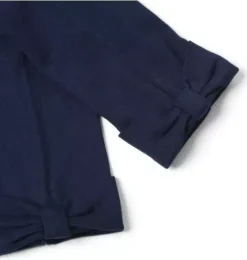 Janie and Jack Leggings-Bow Cuff Legging merchant marine