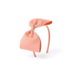 Janie and Jack Hair-Bow Headband rosy coral