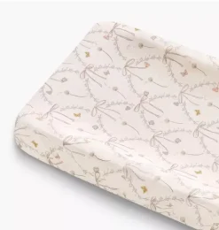 Janie and Jack Diapering|Nursery-Bows & Butterfly Kisses Changing Pad Cover - pink