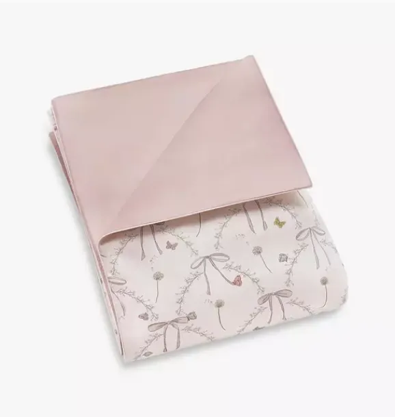 Janie and Jack Nursery|Blankets And Quilts-Bows & Butterfly Kisses Baby Duvet Set - pink