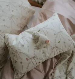 Janie and Jack Bedding Basics-Bows & Butterfly Kisses Toddler Pillow Set - pink