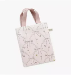 Janie and Jack Blankets And Quilts-Bows & Butterfly Kisses Toddler Duvet Set - pink