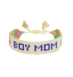 Janie and Jack Adult Accessories|Jewelry-BOY MOM Bracelet rainbow