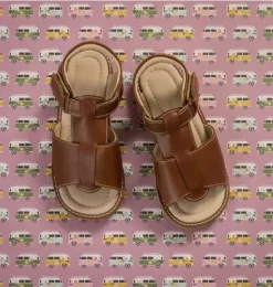 Janie and Jack Kids Shoes|Shoes-Boy Sandal Brown natural