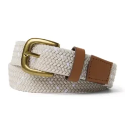 Janie and Jack Belts & Suspenders-Braided Belt cream