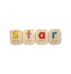 Janie and Jack Development Toys-Braille Alphabet A-Z multi