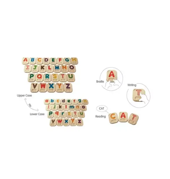 Janie and Jack Development Toys-Braille Alphabet A-Z multi