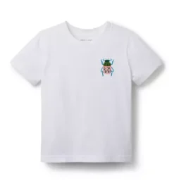 Janie and Jack Tees-Bug Friend Tee white