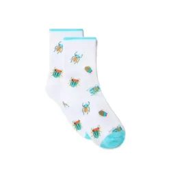 Janie and Jack Socks-Bug Friends Sock white bug friends