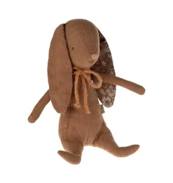 Janie and Jack Stuffed Animals-Bunny - Chocolate Brown multi