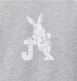 Janie and Jack Sweaters & Sweatshirts-Bunny French Terry Sweatshirt classic grey heather