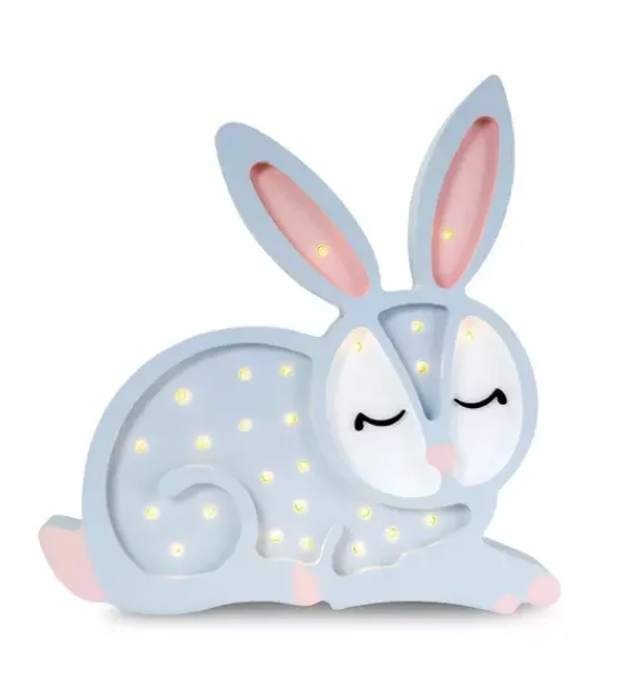 Janie and Jack Lighting-Bunny Lamp gray