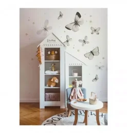 Janie and Jack Wallpaper-Butterfly Dance Wall Decal Set multi
