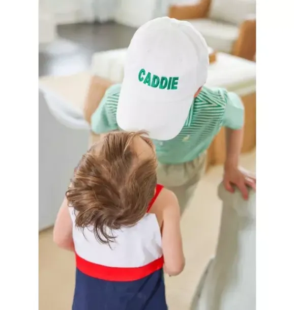 Janie and Jack Kids Accessories-Caddie Baseball Hat white