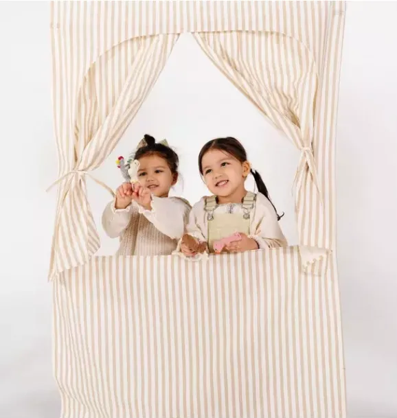 Janie and Jack Development Toys-Doorway Theatre cafe stripe