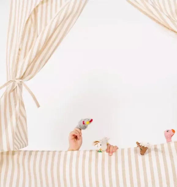 Janie and Jack Development Toys-Doorway Theatre cafe stripe