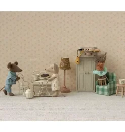 Janie and Jack Dolls-Caf&eacute; set, Mouse, Small - Off white multi