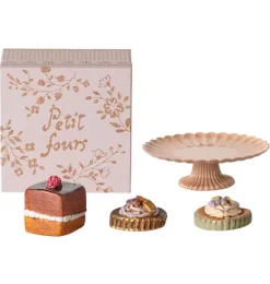 Janie and Jack Stuffed Animals-Cakes and cakestand, Mini multi