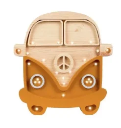 Janie and Jack Lighting-Camper Van Lamp mustard/wood