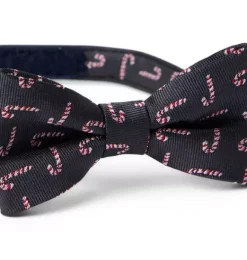 Janie and Jack Ties|Suiting-Candy Cane Bowtie dark marine candy cane