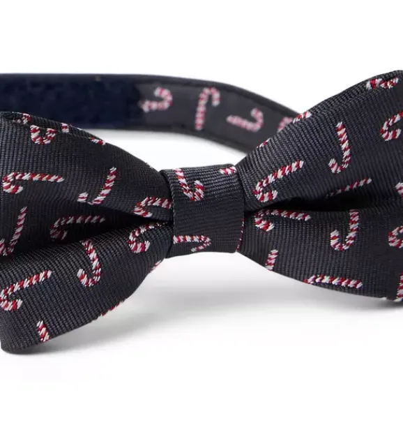 Janie and Jack Ties|Suiting-Candy Cane Bowtie dark marine candy cane