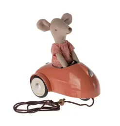Janie and Jack Dolls-Car, Mouse - coral