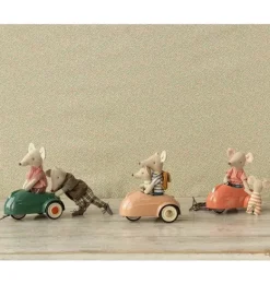 Janie and Jack Dolls-Car, Mouse - coral