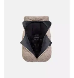Janie and Jack Car Seats-Car Seat Cocoon - Teddy oatmeal