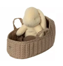 Janie and Jack Stuffed Animals-Carry Cot, Large - sand