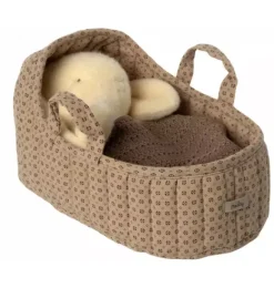 Janie and Jack Stuffed Animals-Carry Cot, Large - sand