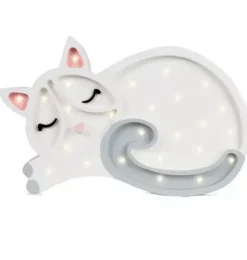 Janie and Jack Lighting-Cat Lamp white