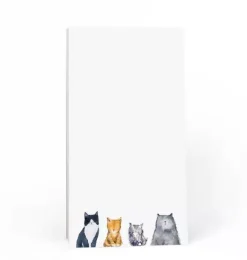 Janie and Jack Stationery-Cat's Meow Notepad multi