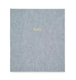 Janie and Jack Desk Accessories-Chambray Baby Book multi