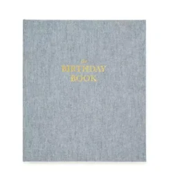 Janie and Jack Desk Accessories-Chambray Birthday Book multi
