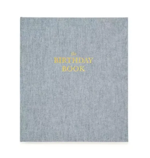 Janie and Jack Desk Accessories-Chambray Birthday Book multi