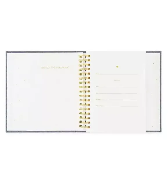 Janie and Jack Desk Accessories-Chambray Birthday Book multi