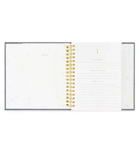 Janie and Jack Desk Accessories-Chambray Birthday Book multi