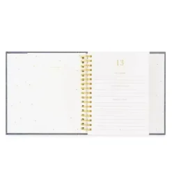Janie and Jack Desk Accessories-Chambray Birthday Book multi