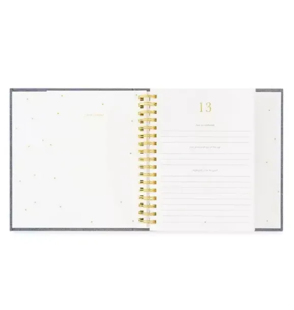 Janie and Jack Desk Accessories-Chambray Birthday Book multi
