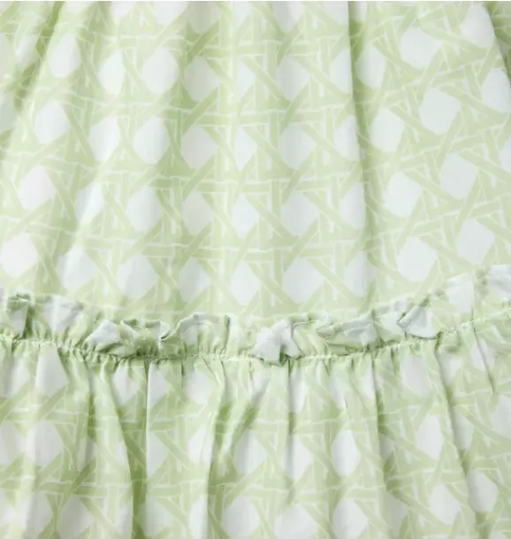 Janie and Jack Dresses-Checked Ruffle Dress green fields check