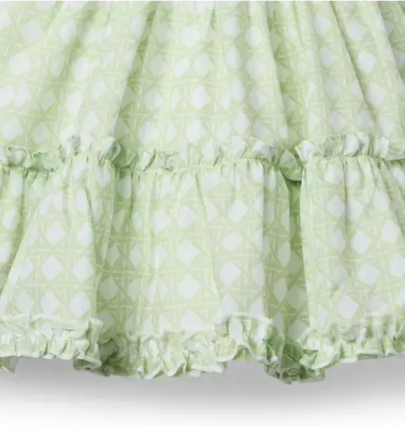 Janie and Jack Dresses-Checked Ruffle Dress green fields check
