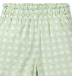 Janie and Jack Pants|Matching Sets-Checked Wide Leg Pant green fields check