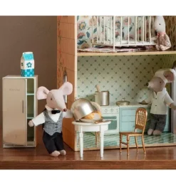Janie and Jack Dolls-Cheese Bell, Mouse silver