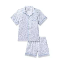 Janie and Jack Kids Pajamas|Petite Plume-Children's Short Set in bluehearts