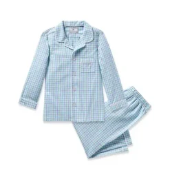 Janie and Jack Kids Pajamas|Petite Plume-Childrens Twill Pajama in spring gingham