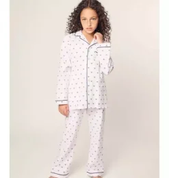 Janie and Jack Kids Pajamas|Petite Plume-Children's Twill Pajama in Buzzing Bees white