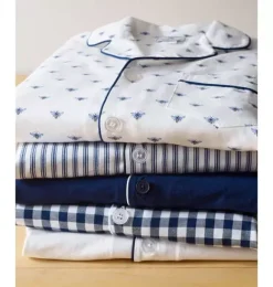 Janie and Jack Kids Pajamas|Petite Plume-Children's Twill Pajama in Buzzing Bees white