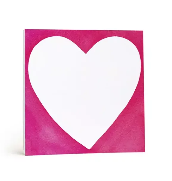 Janie and Jack Stationery|Desk Accessories-Chubby Heart Notepad multi