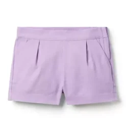 Janie and Jack Skirts & Shorts-Classic Canvas Short alpine purple